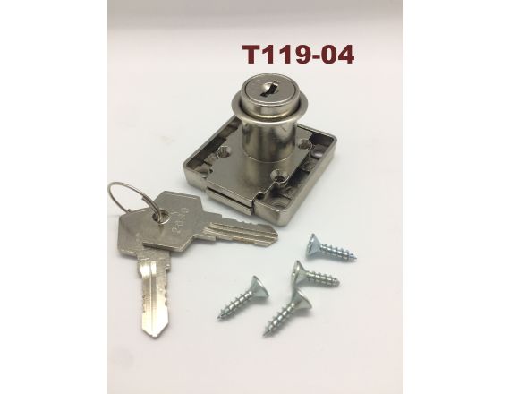 KHÓA TỦ VUÔNG T6 T119-04 